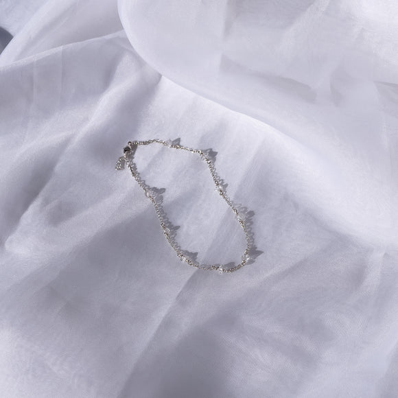 Herkimer Diamond Anklet