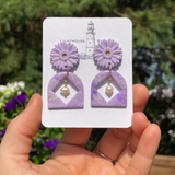 Faux Amethyst Collection | Dangles