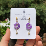 Faux Amethyst Collection | Dangles