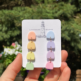 Rainbow Statement Gumdrop Dangles