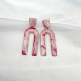 Faux Rose Quartz Collection | Dangles