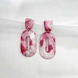 Faux Rose Quartz Collection | Dangles