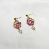 Faux Rose Quartz Collection | Dangles