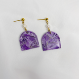 Faux Amethyst Collection | Dangles