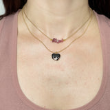 Drippy Heart Earring + Necklace Set